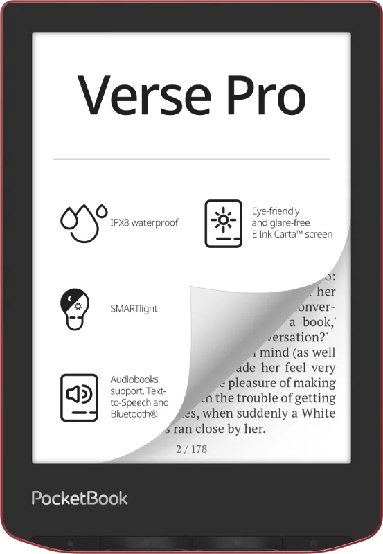 PocketBook Verse Pro Passion Red 16 GB