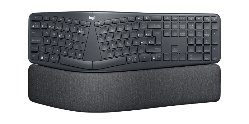 Logitech ERGO K860 de consumo QWERTY español grafito 920-010105
