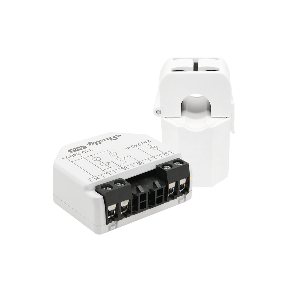 Shelly EM Gen3 S3EM-002CXCEU, imagen de producto del modelo exacto.