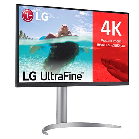 LG 27UQ850V-W, imagen de producto del modelo exacto.