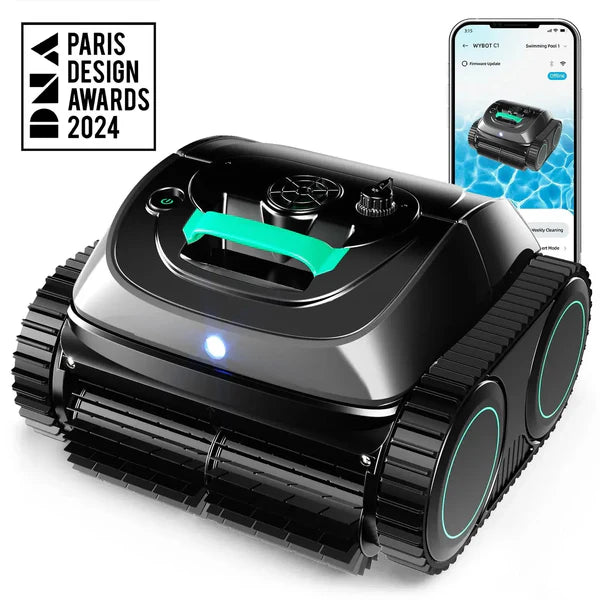 WYBOT C1, robot limpiafondos del modelo exacto.