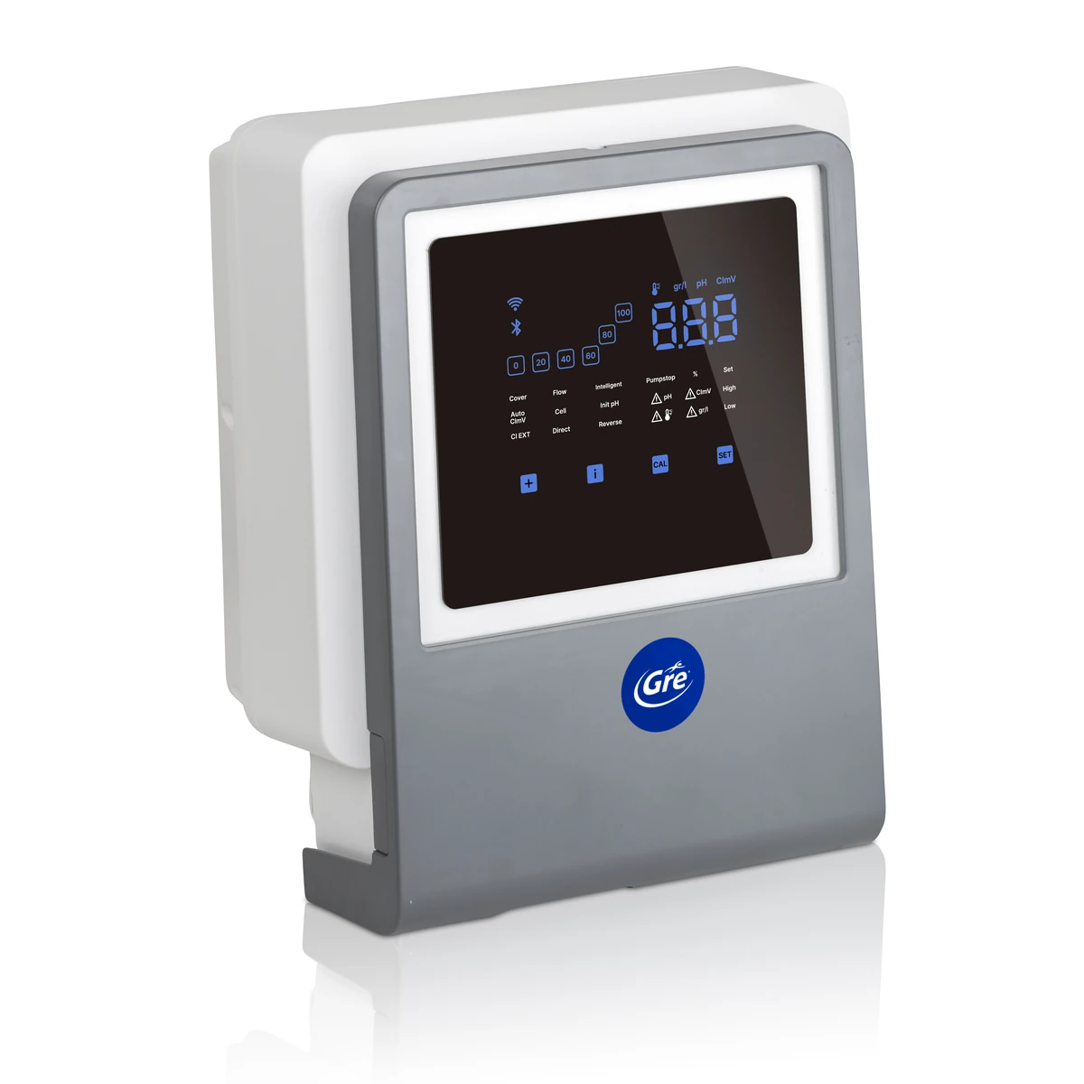 GRE SWGA40, clorador salino conectado del modelo exacto.