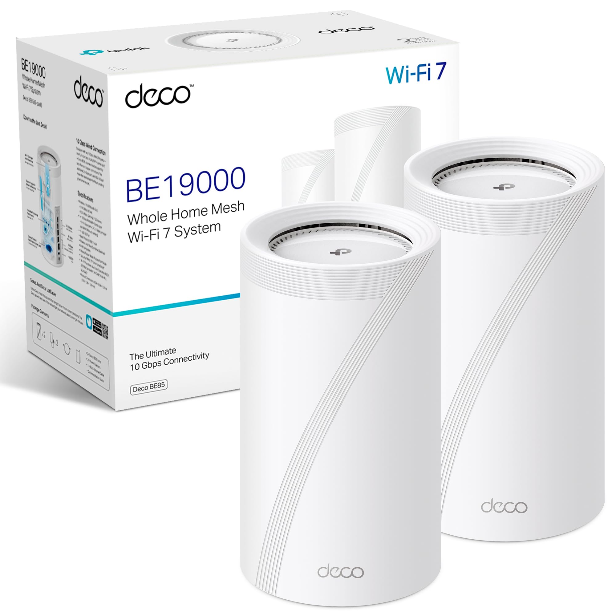 TP-Link Deco BE85 (paquete de 2), imagen de producto del modelo exacto.